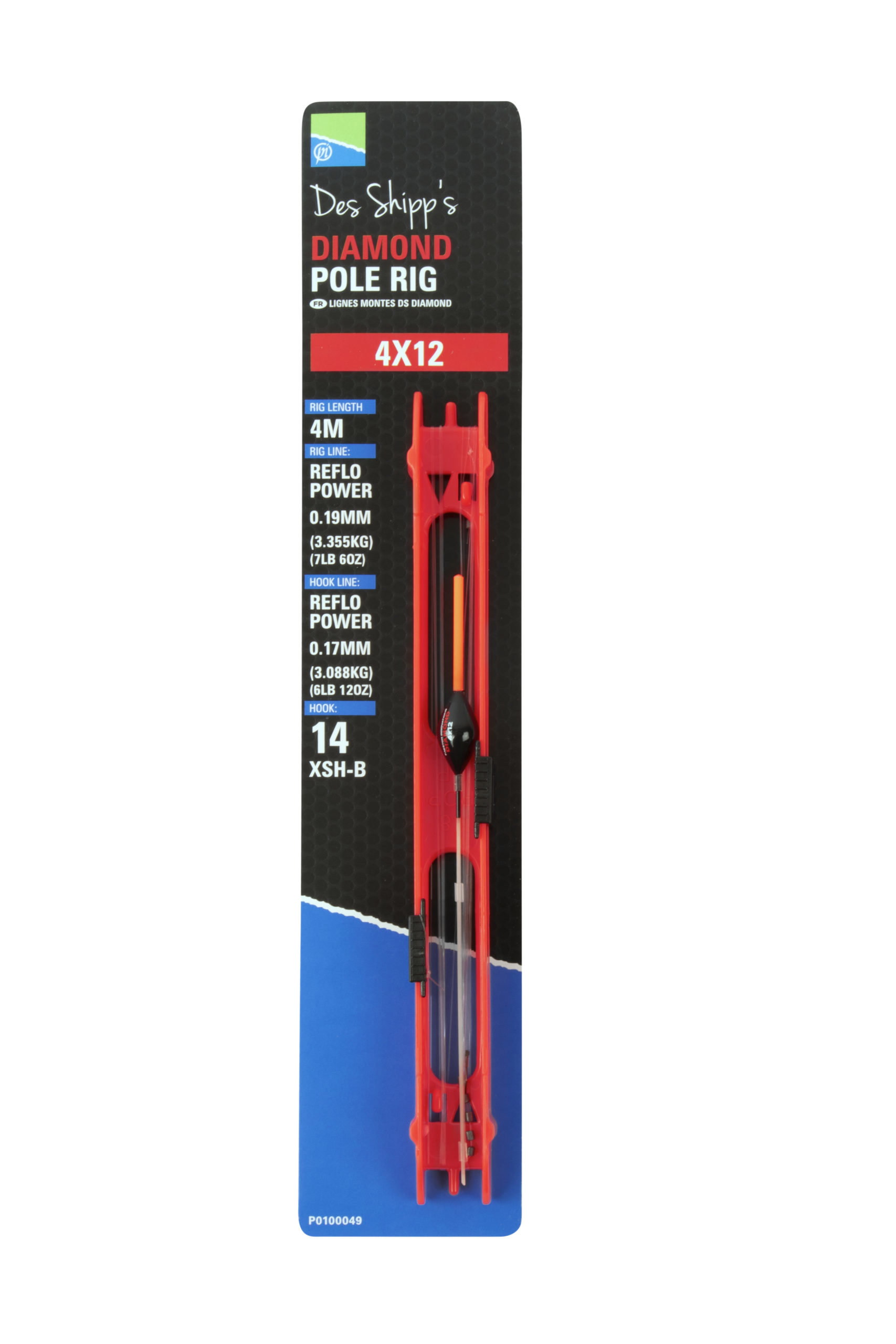 Preston 4X12 Diamond Pole Rig – P0100049