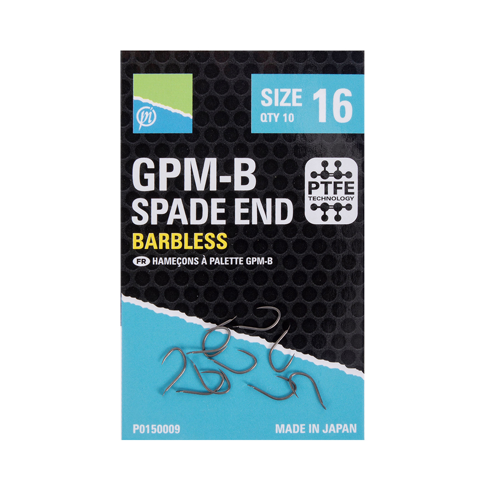 Preston Gpm-B Hooks – Size 14 – Spade End – P0150008