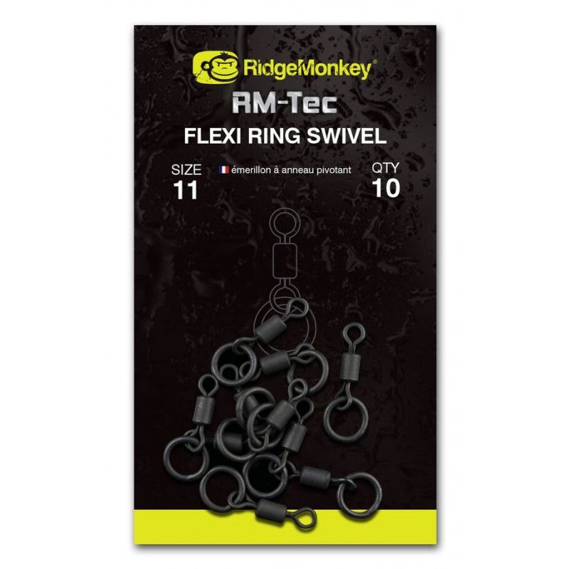 Krętlik Ridge Monkey Flexi Ring Swivel rozm.11 (10szt.)