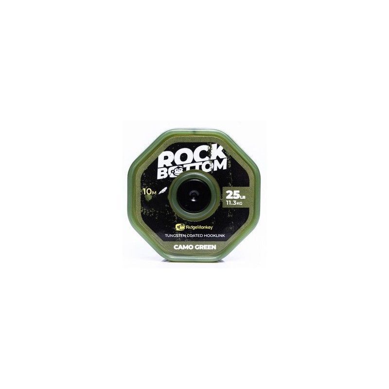 Plecionka Ridge Monkey Rock Bottom Tungsten Coated Semi Stiff 25lb/10m