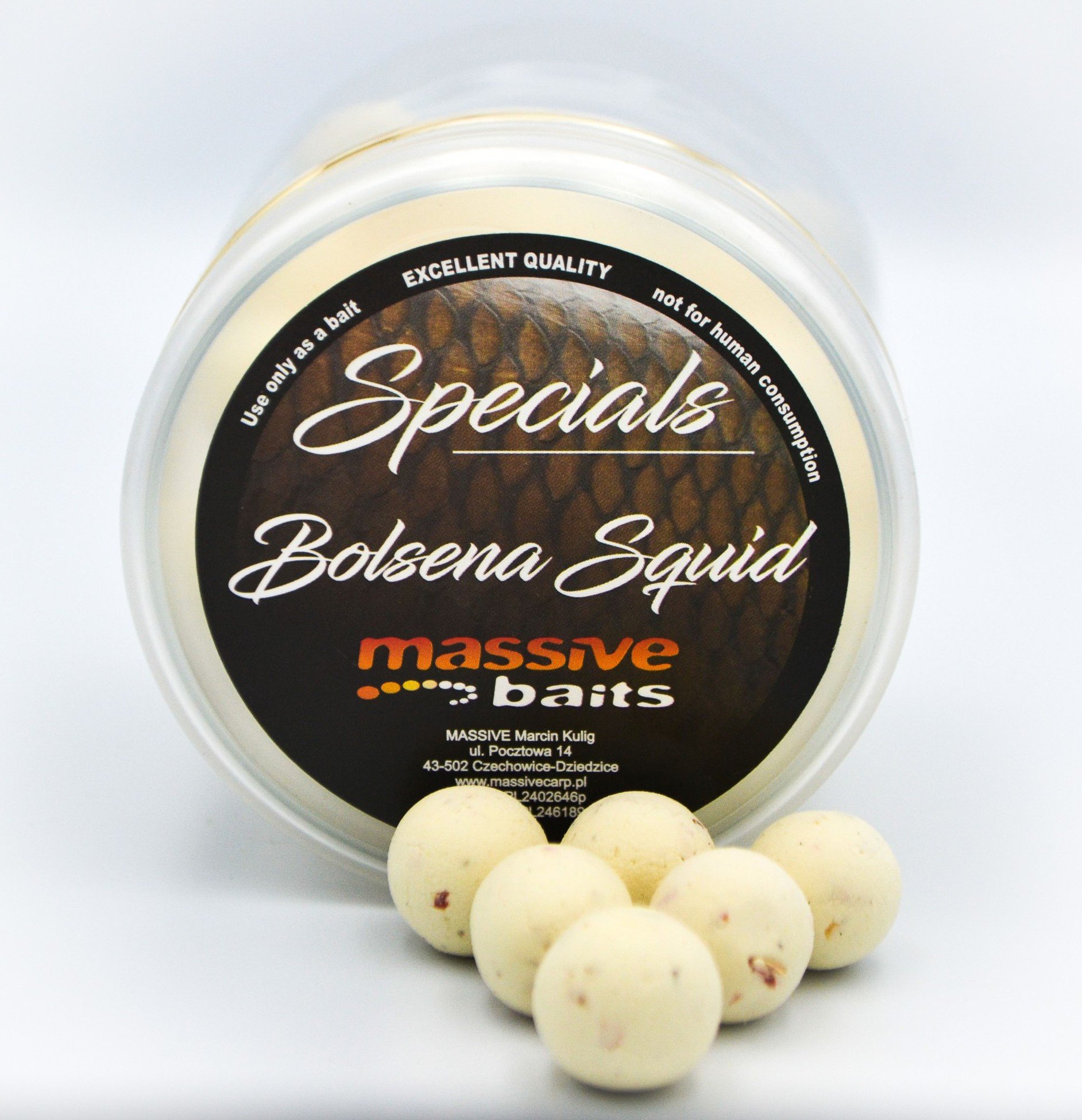 Massive Baits – Bolsena Squid 14mm – Special Pop-Up