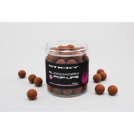 STICKY BAITS BLOODWORM POP-UPS 12mm/100g