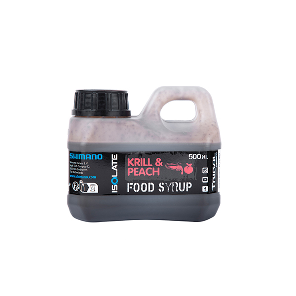 Shimano Food Syrup Shimano Tribal Isolate 500ml Krill Peach