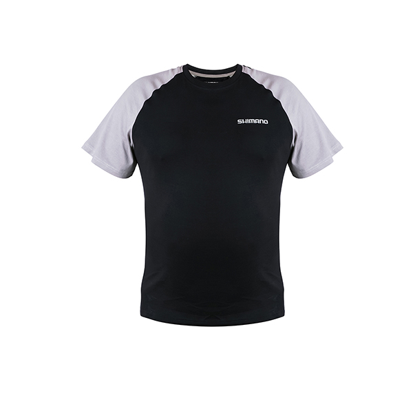 Shimano Koszulka T-shirt Shimano 2XL Black Krótki Rękaw