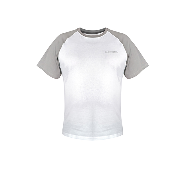 Shimano Koszulka T-shirt Shimano 2XL White Krótki Rękaw