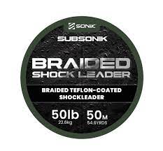 Sonik – BRAIDED SHOCK LEADER 50LB 100M