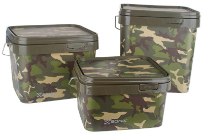 Sonik – SONIK CAMO SQUARE BUCKET 10LTR