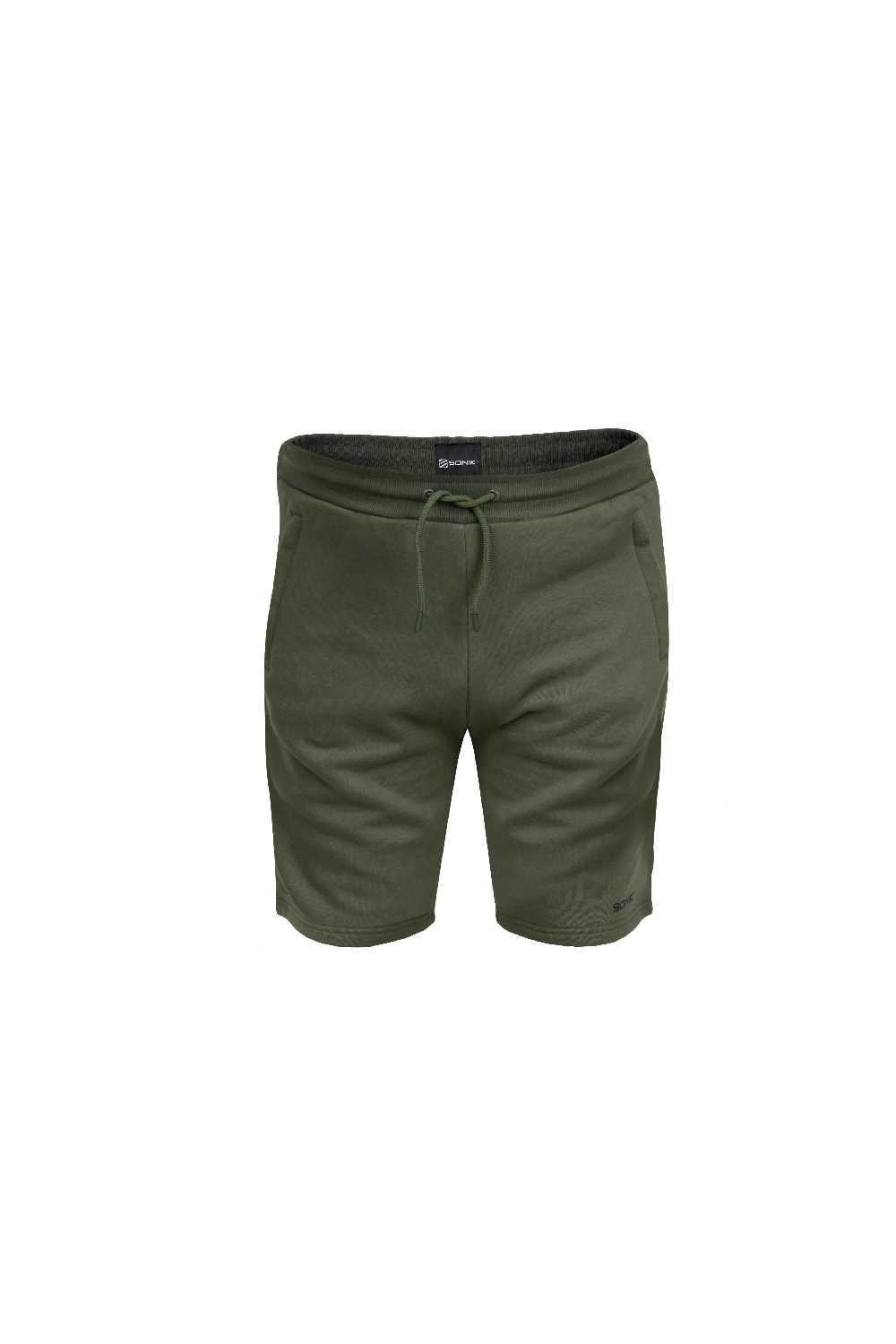 Sonik – SONIK GREEN FLEECE SHORTS -L