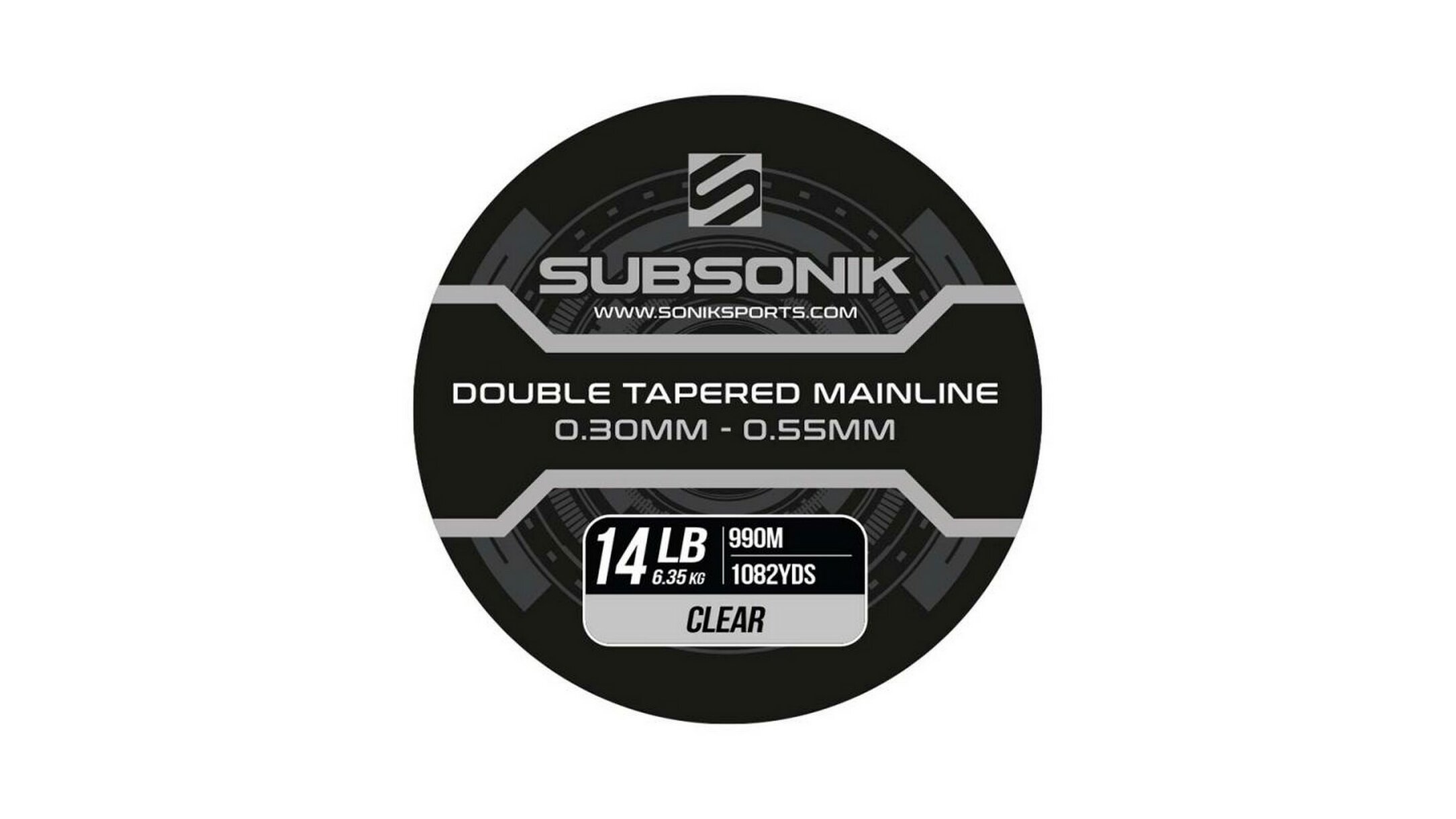 Sonik – SUBSONIK DOUBLE TAPERED MAIN LINE CLEAR 12LB 990M