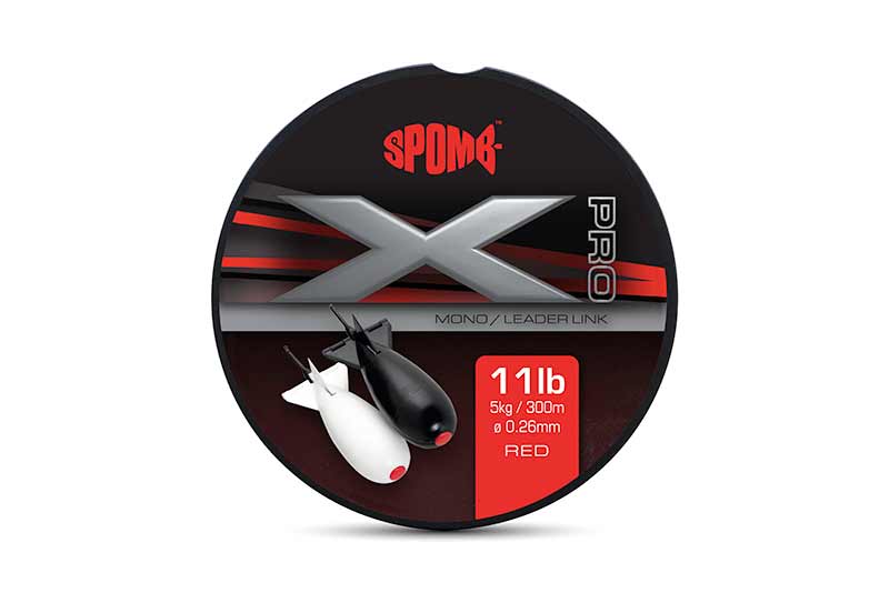 Spomb X Pro Mono – Spomb X Pro Mono 0.26mm/11lb x 300m RED – DML001