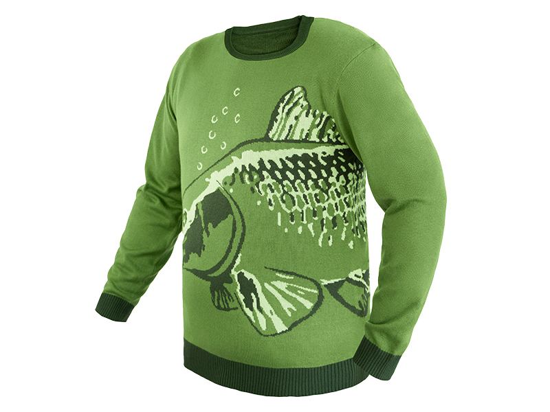 Sweter z dzianiny Delphin CARP M