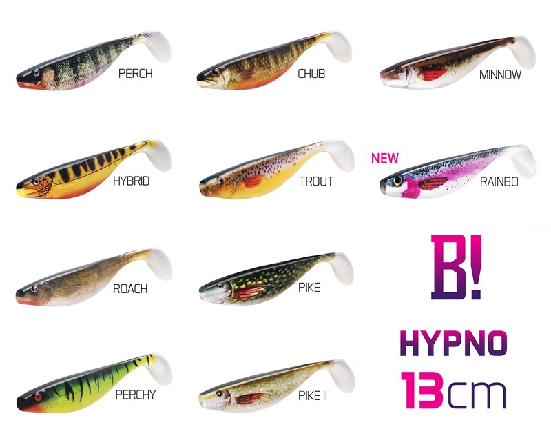 Sztuczna przynęta/guma BOMB! HYPNO / 2szt 13cm/3D MINNOW