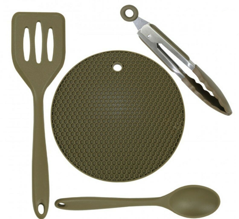 Trakker Armolife 4 picece Silicone Utensil Set