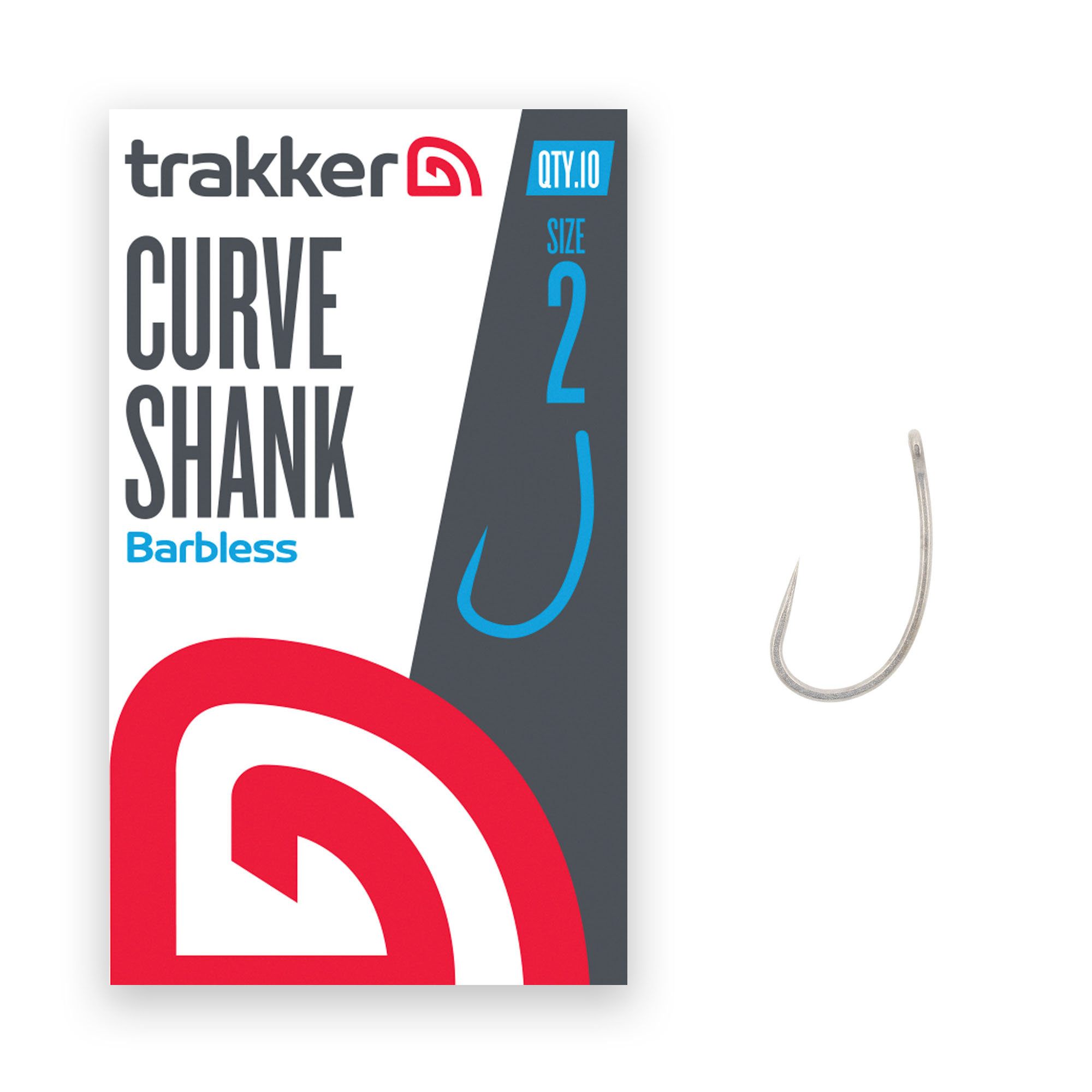 Trakker – Curve Shank Hooks Size 2 (Barbless) TPx5