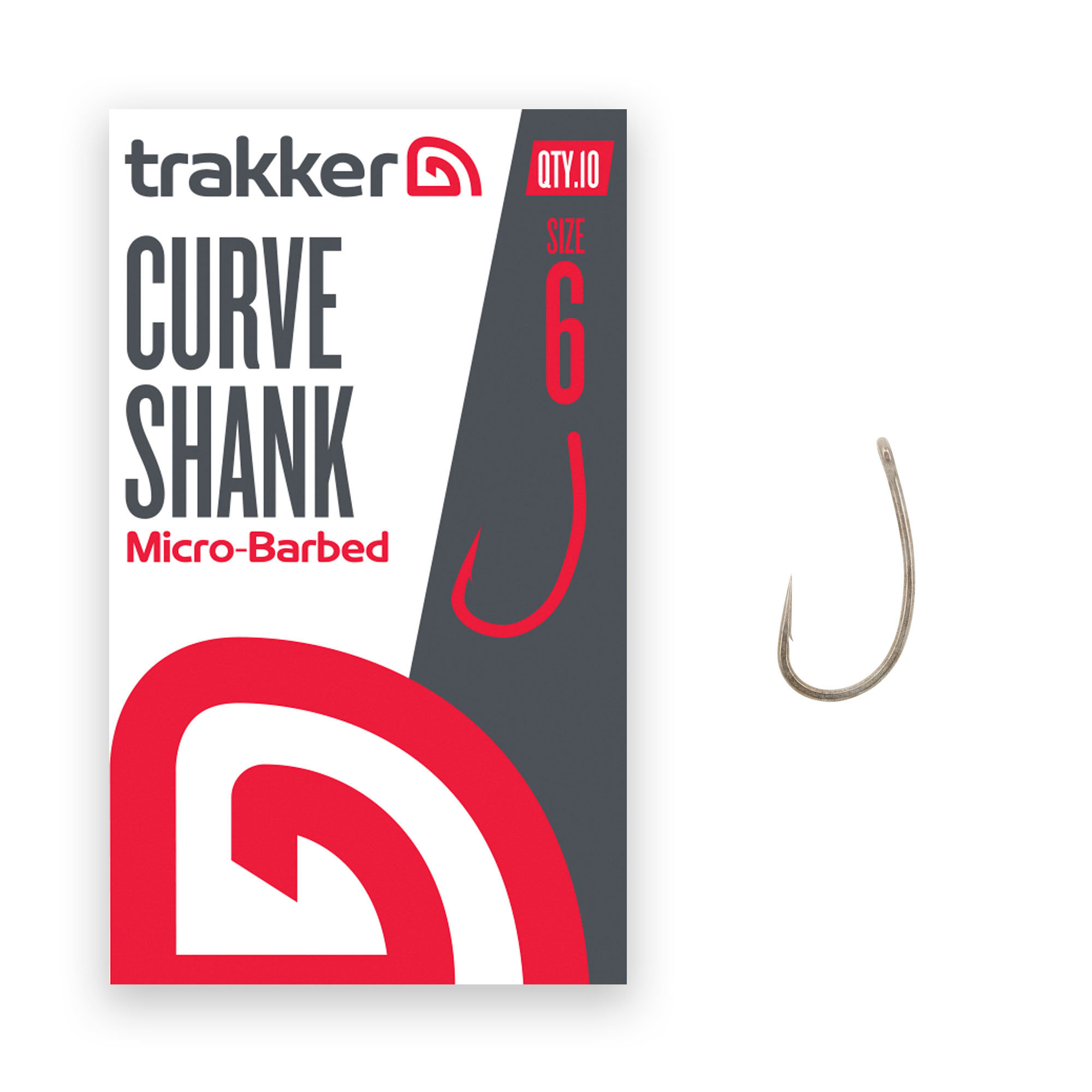 Trakker – Curve Shank Hooks Size 6 (Micro Barbed) TPx5