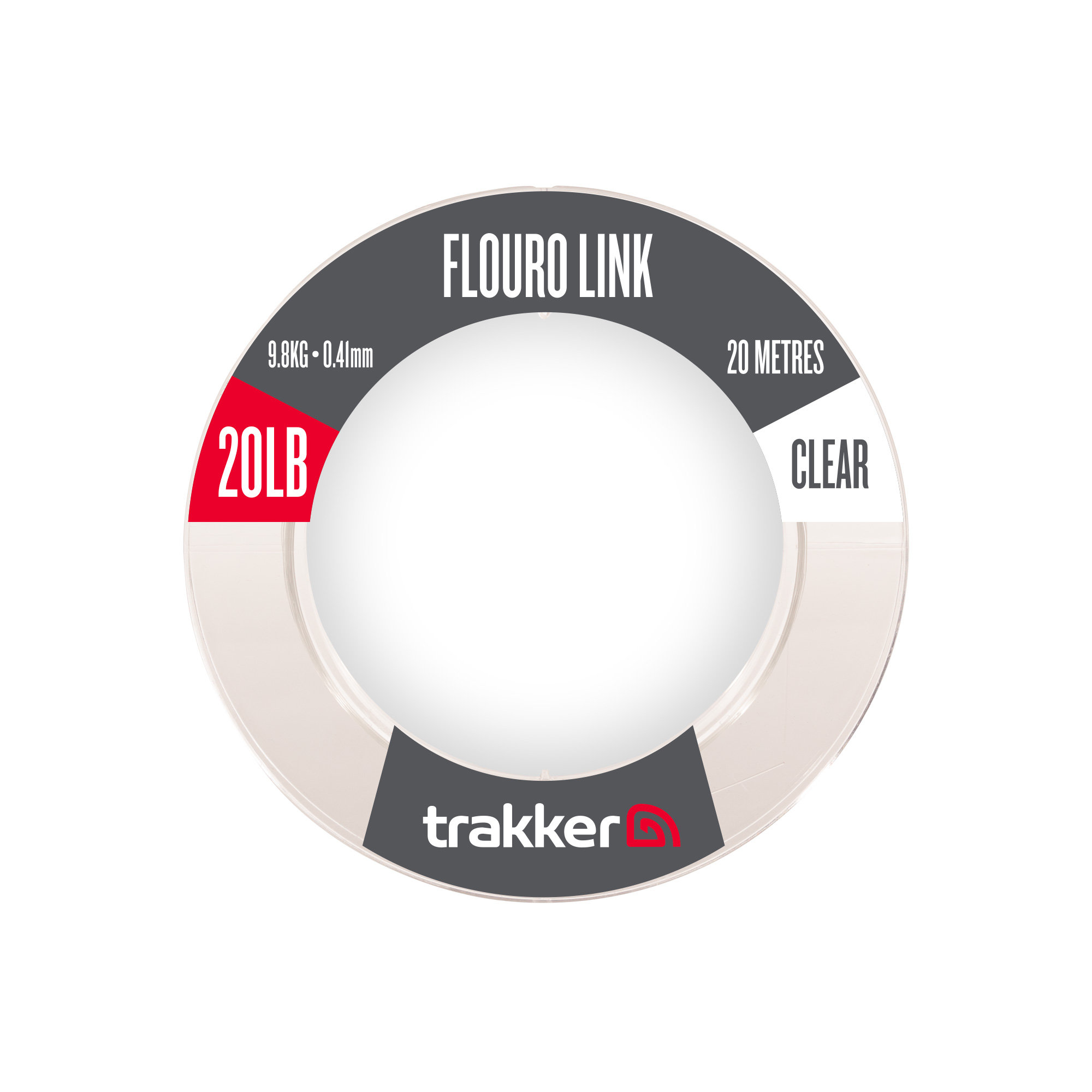 Trakker – Fluoro Link (20lb)(9.80kg)(0.41mm)(20m)