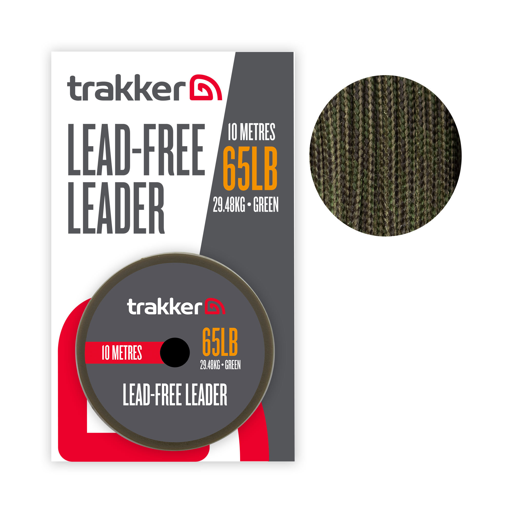 Trakker – Lead Free Leader (65lb)(29.48kg)(10m)