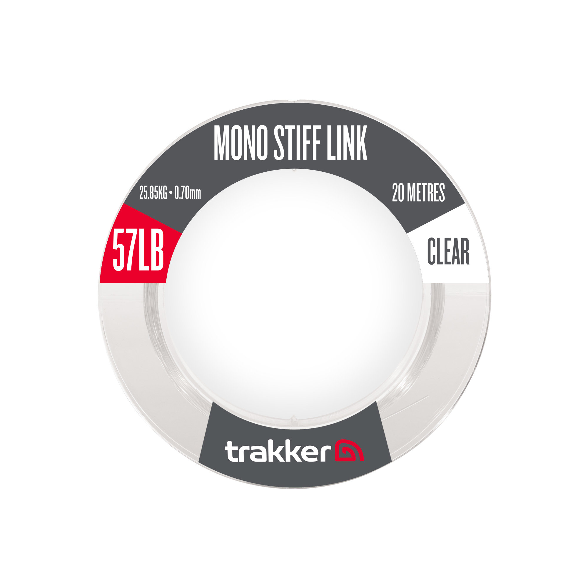 Trakker – Mono Stiff Link (57lb)(25.85kg)(0.7mm)(20m)(Clear)