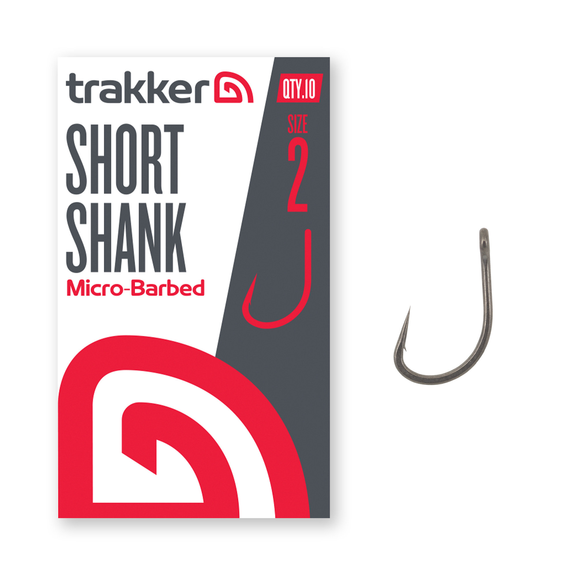 Trakker – Short Shank Hooks Size 2 (Micro Barbed) TPx5