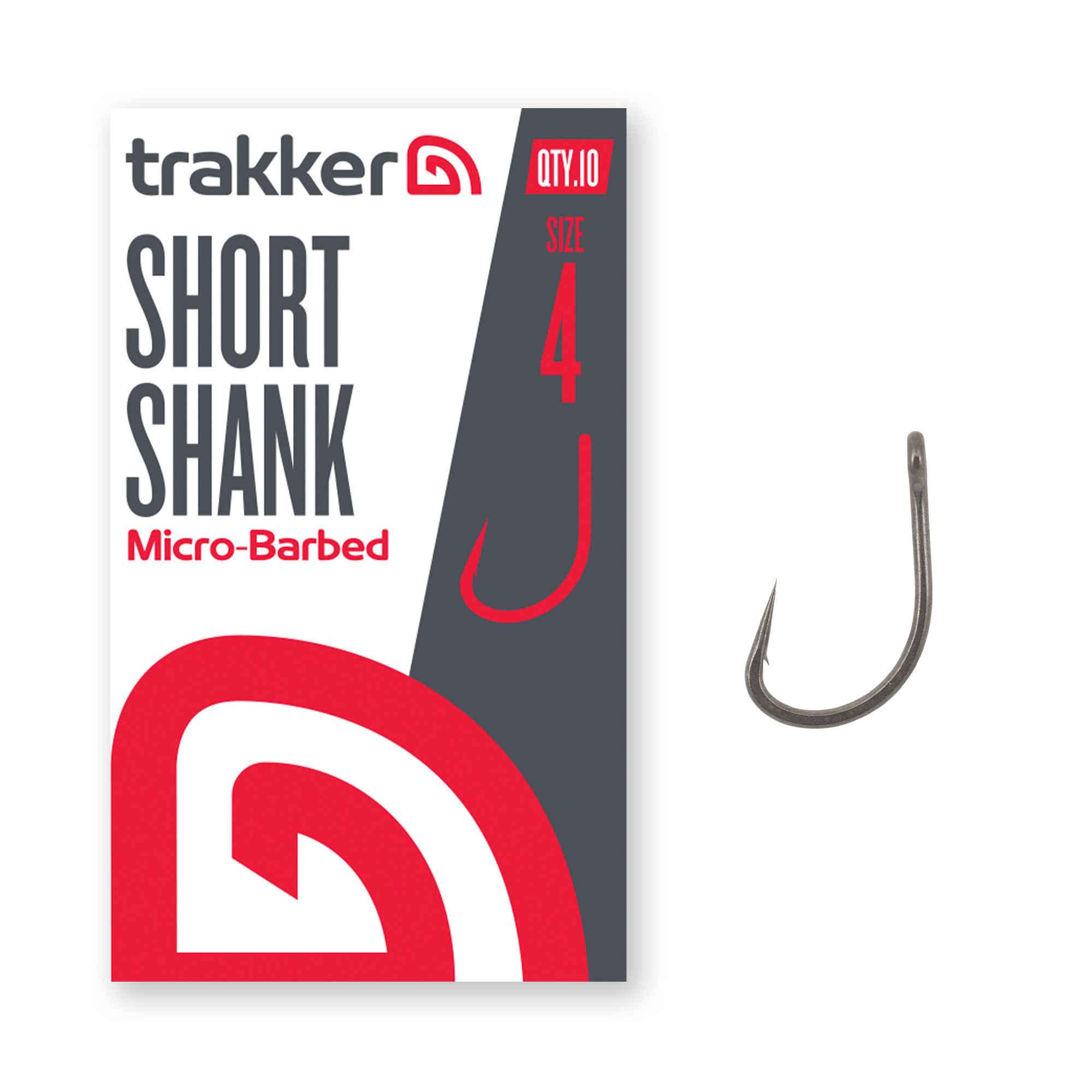 Trakker – Short Shank Hooks Size 4 (Micro Barbed) TPx5