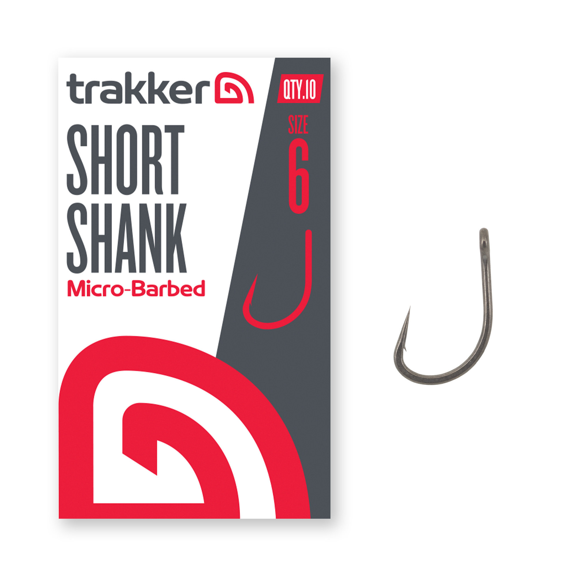 Trakker – Short Shank Hooks Size 6 (Micro Barbed) TPx5