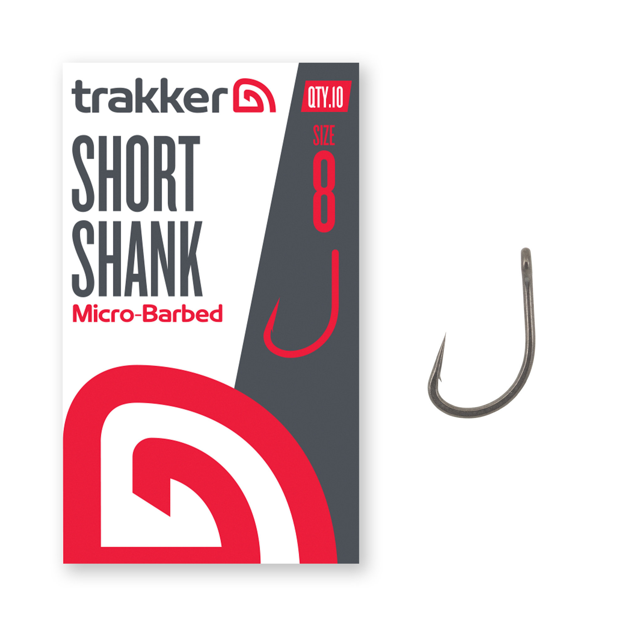 Trakker – Short Shank Hooks Size 8 (Micro Barbed) TPx5