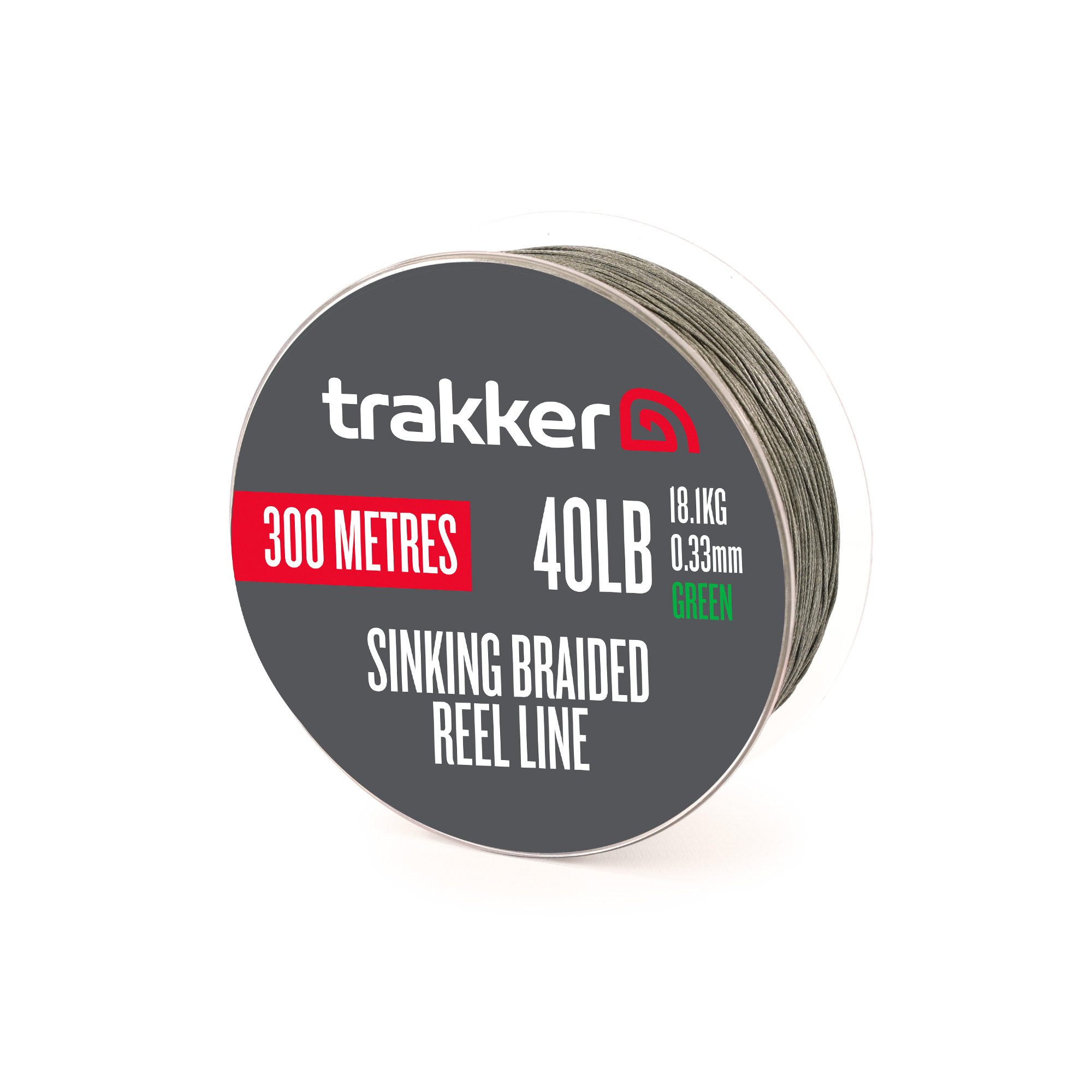 Trakker – Sinking Braid Reel Line (40lb)(18.1kg)(0.33mm)(300m)