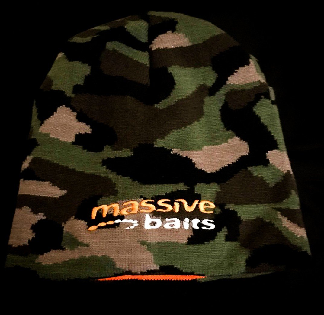 Massive Baits – Czapka zimowa moro BEANIE