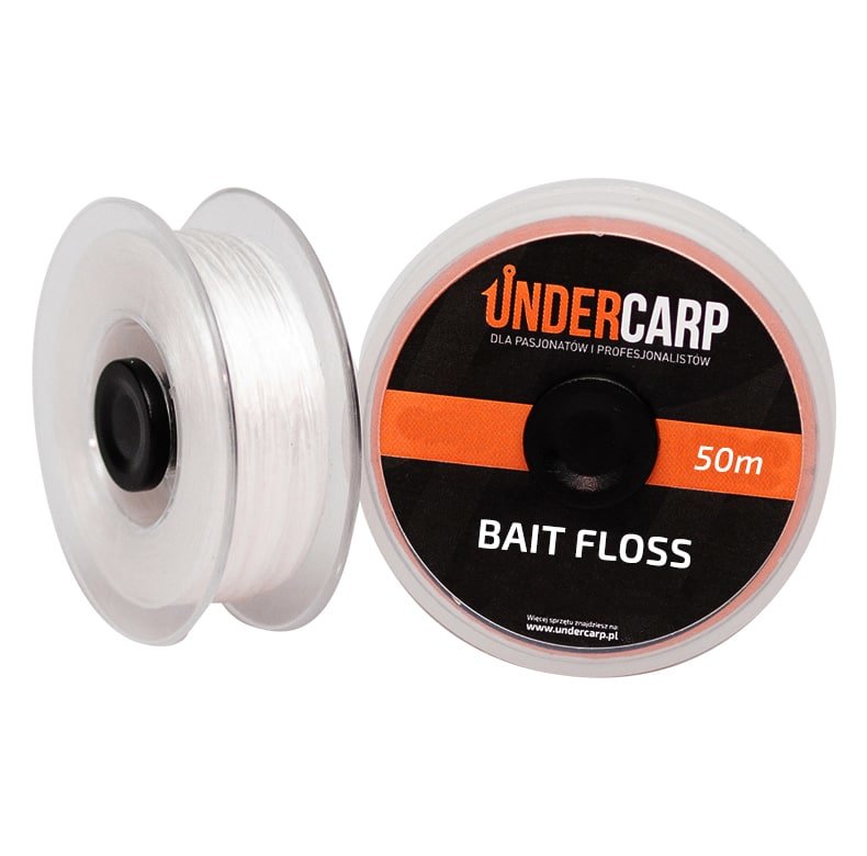 UnderCarp Bait Floss nić do wiązania kulek 50 m