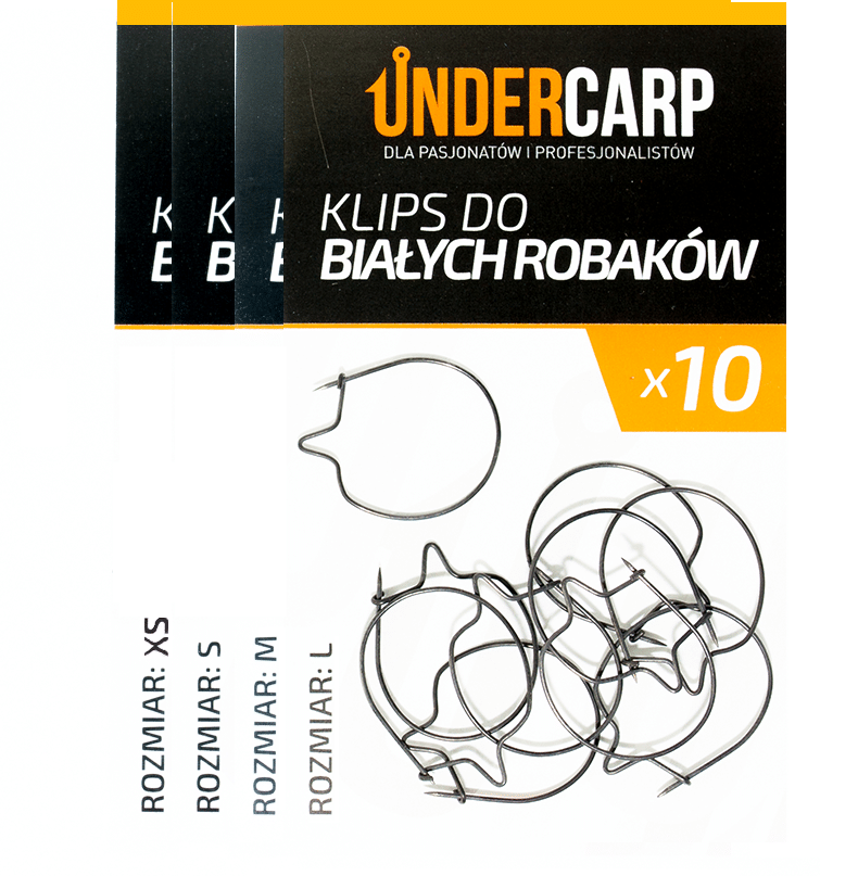 UnderCarp Klips do białych robaków – XS