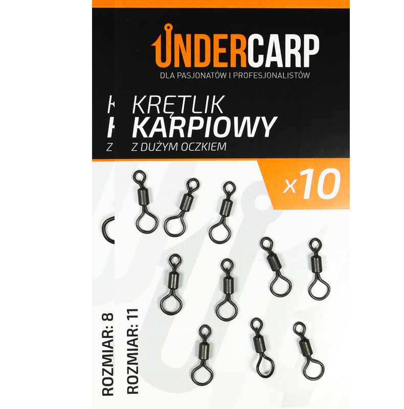 UnderCarp Krętlik karpiowy z dużym oczkiem – 8