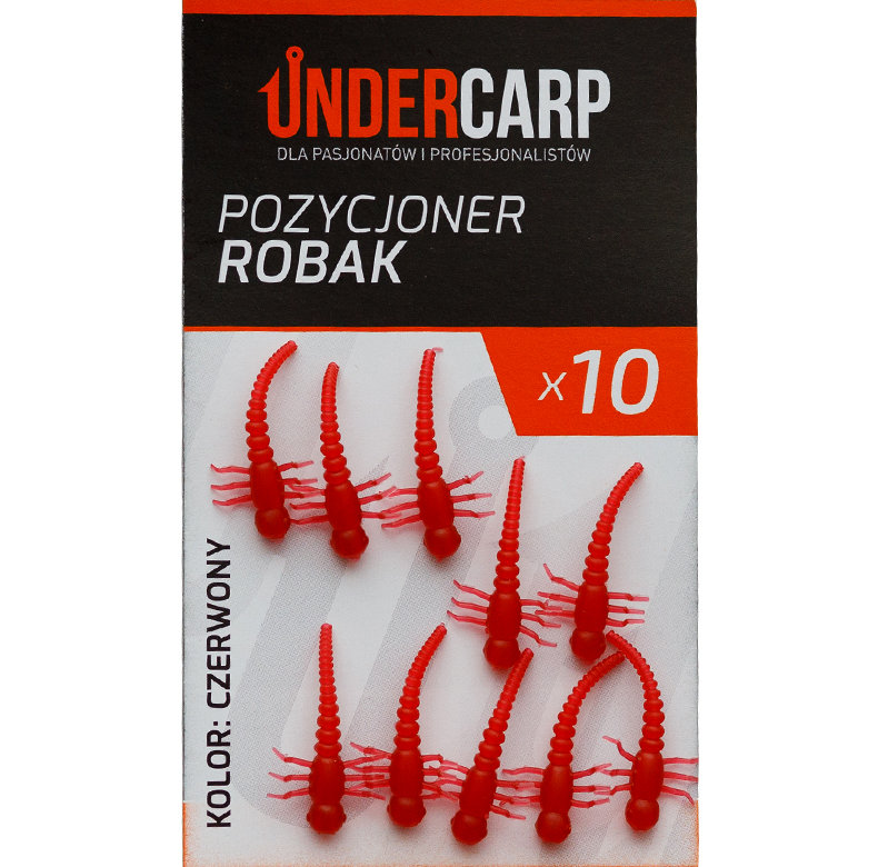 UnderCarp Pozycjoner haczyka Robak – czerwony