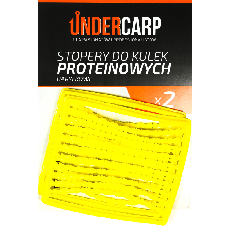 UnderCarp Stopery do kulek proteinowych baryłkowe – żółte