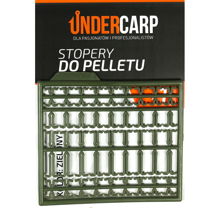 UnderCarp Stopery do pelletu – zielone