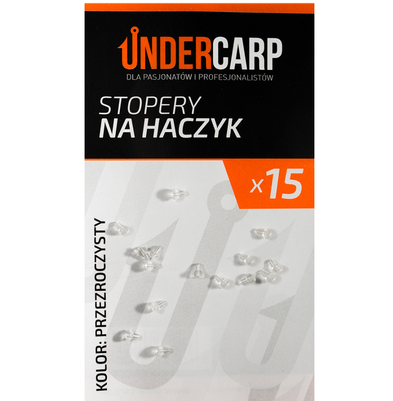 UnderCarp Stopery na haczyk – przezroczyste