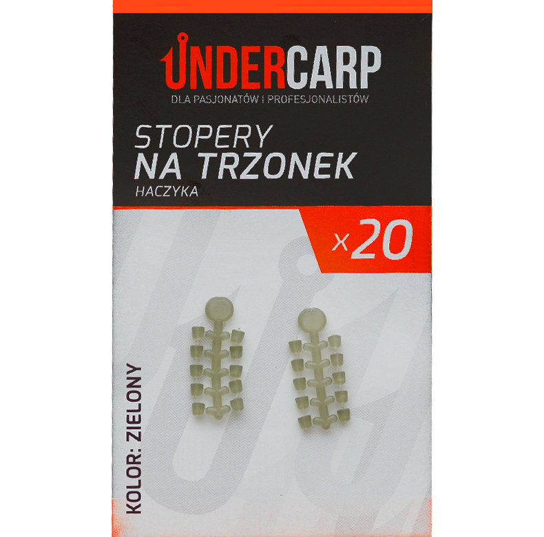 UnderCarp Stopery na trzonek haczyka-zielony