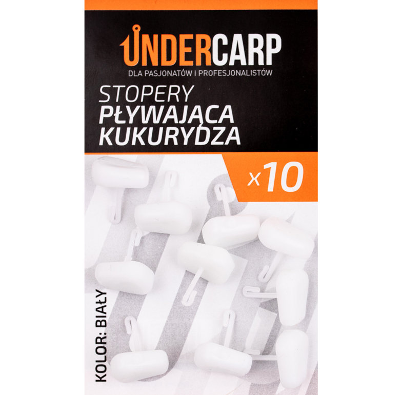 UnderCarp Stopery pływająca kukurydza – biały