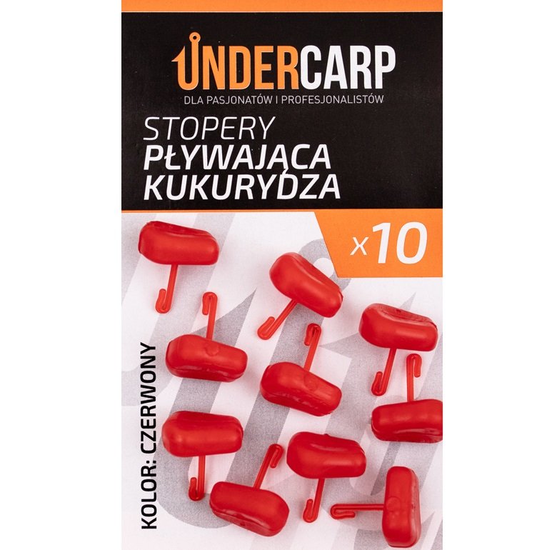 UnderCarp Stopery pływająca kukurydza – czerwony