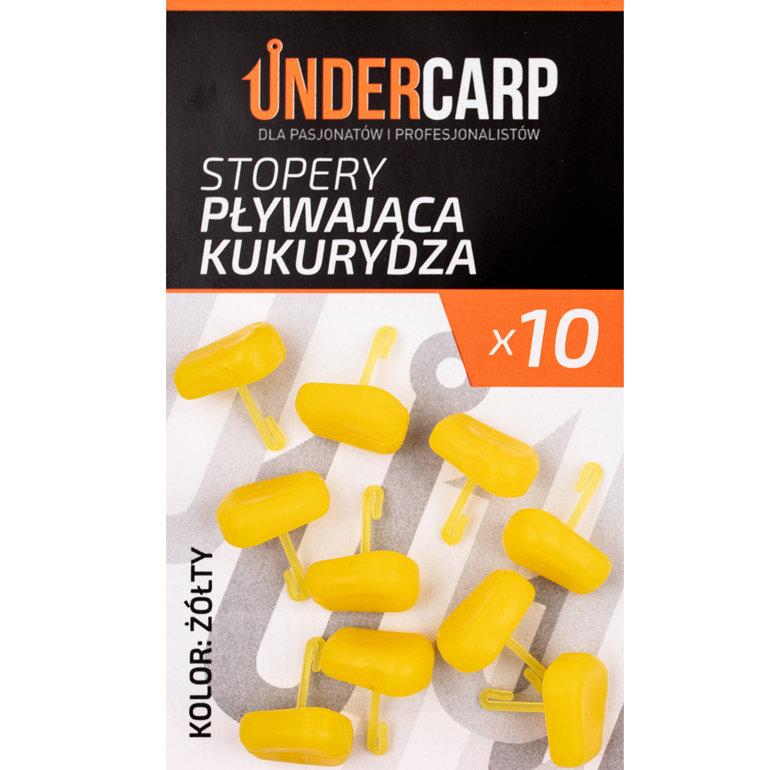 UnderCarp Stopery pływająca kukurydza – żółty