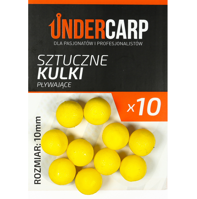 UnderCarp Sztuczne kulki pływające żółte