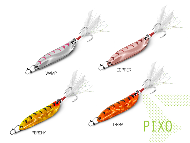 Wahadłówka Delphin PIXO 10g PERCHY hook #6