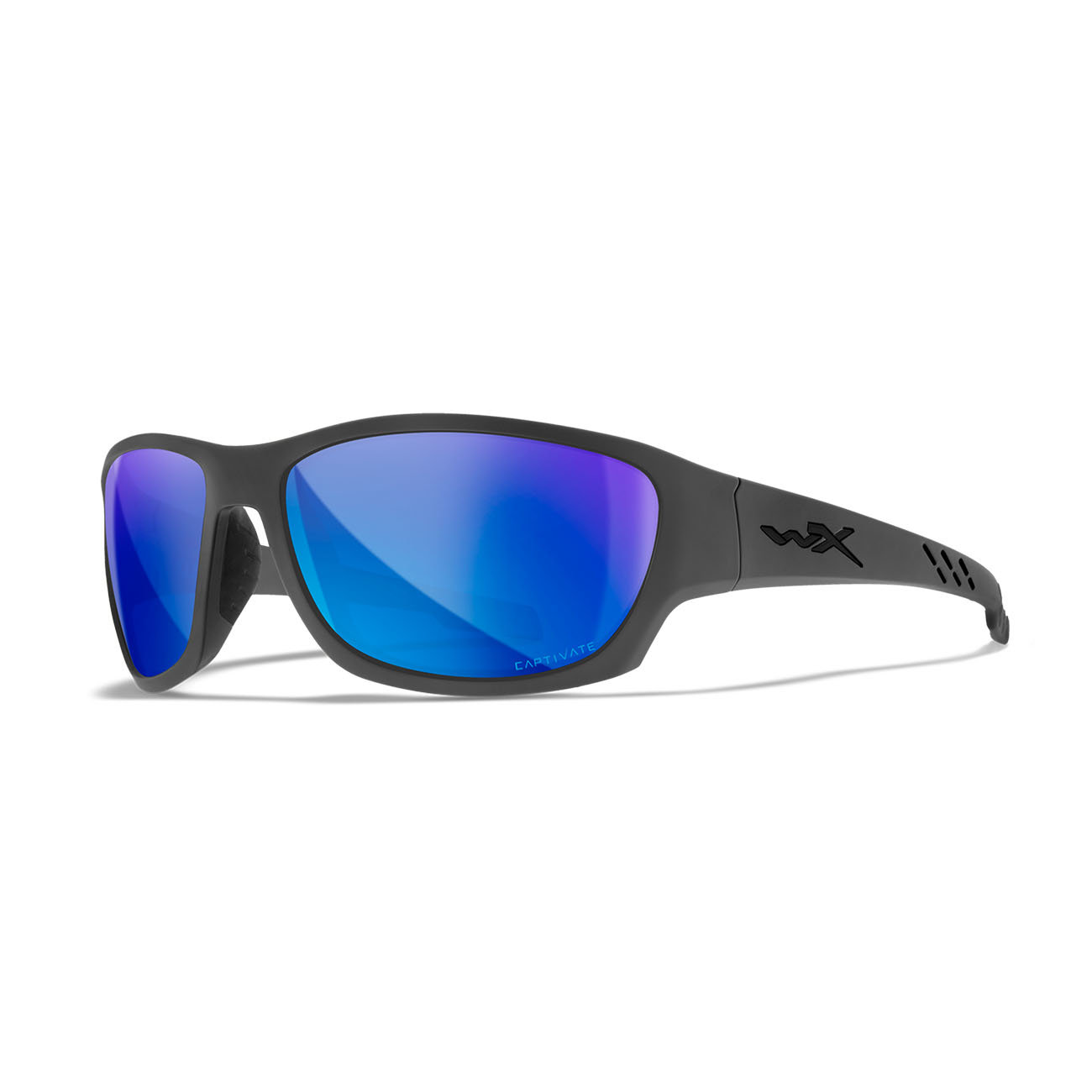 Wiley X – CLIMB Captivate Polarized Blue Mirror Smoke Grey Matte Grey Frame