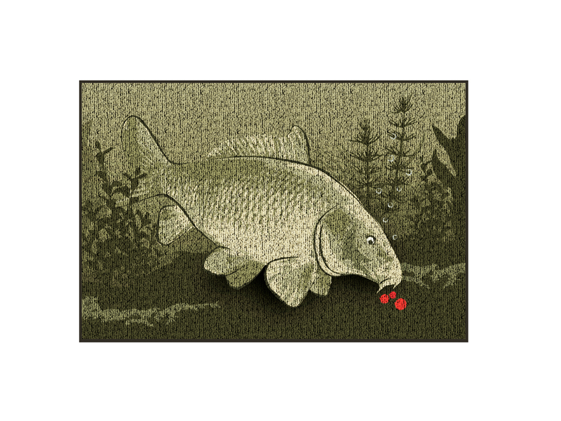 Wycieraczka Delphin CatchME! Karp 60x40cm