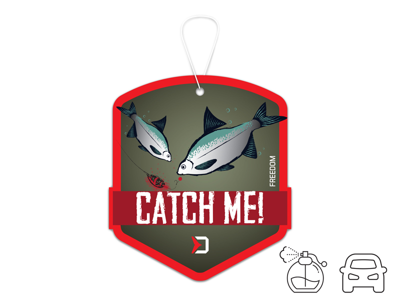 Zapach samochodowy Delphin CatchME! FEEDER Freedom – op.4 sztuk