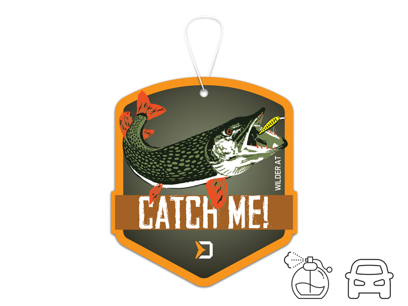 Zapach samochodowy Delphin CatchME! SZCZUPAK Wilder AT