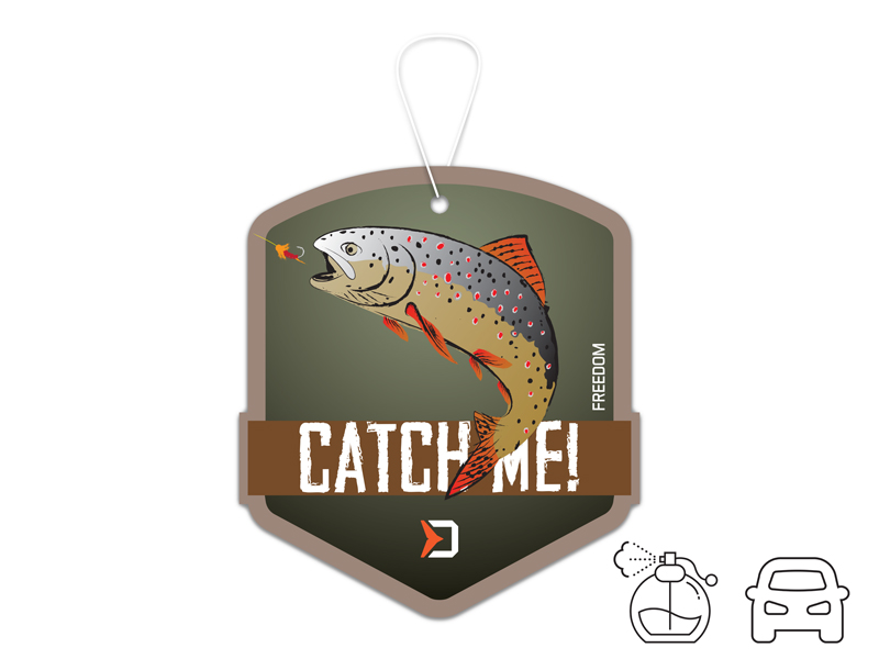 Zapach samochodowy Delphin CatchME! Trout Freedom