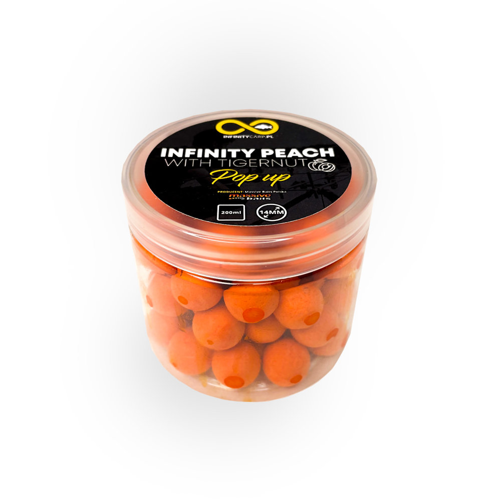 INFINITY BAITS – Peach with Tigernut – POP-UP 14mm