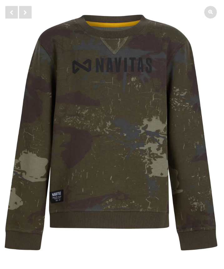 Navitas Kids Camo Identity Sweatshirt Bluza Dziecięca 3/4 Lat