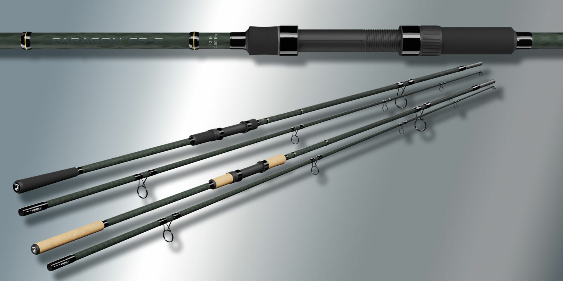 SPORTEX Paragon CS-2 Stalker Carp Rod – wędka karpiowa – 3.00lb / 10ft