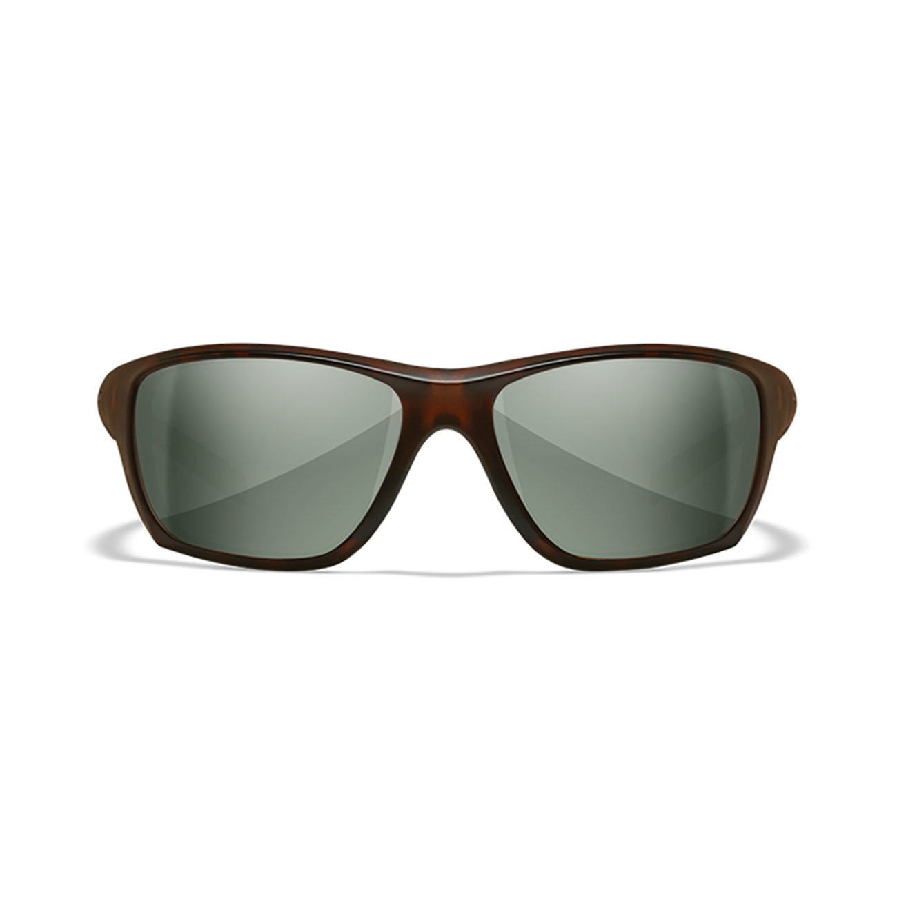 ASPECT-Polarized-Platinum-Flash-Smoke-Green-Lens-Matte-Demi-Frame-Okulary